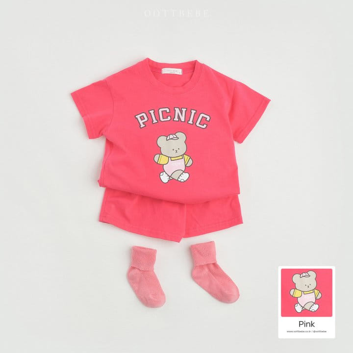 Oott Bebe - Korean Children Fashion - #kidzfashiontrend - 24 Picnic Top Bottom Set - 8