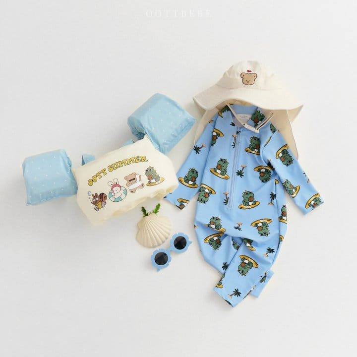 Oott Bebe - Korean Children Fashion - #kidzfashiontrend - Aqua Flap Cap - 8