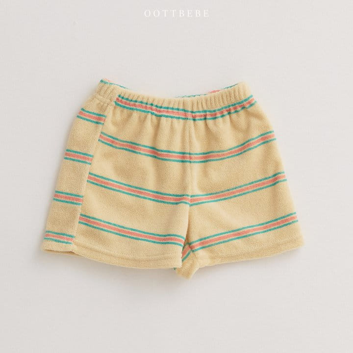 Oott Bebe - Korean Children Fashion - #kidzfashiontrend - Summer Bear Terry Top Bottom Set - 11