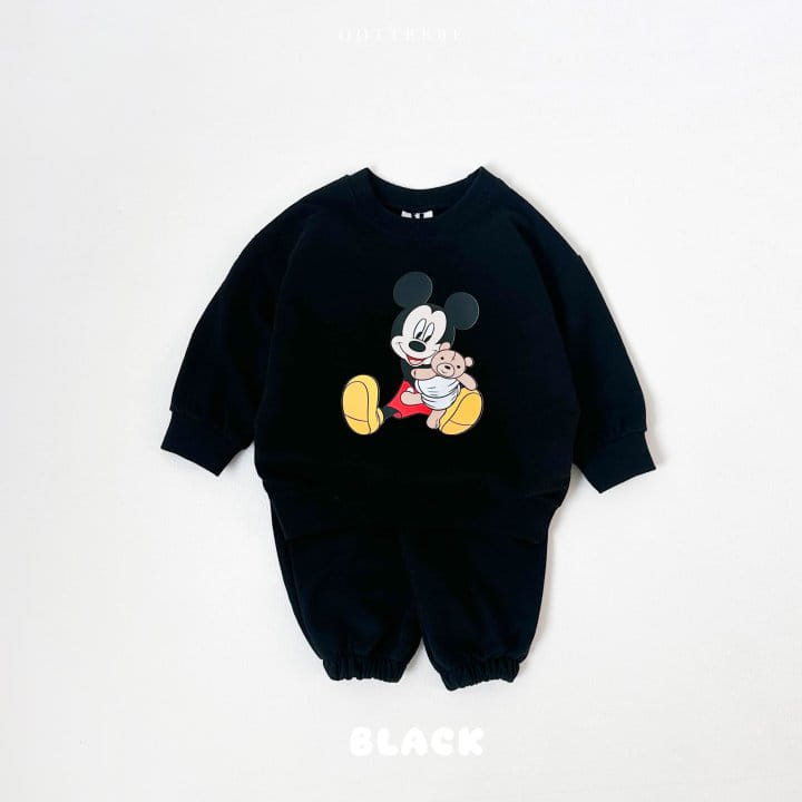 Oott Bebe - Korean Children Fashion - #littlefashionista - M Top Bottom Set - 4