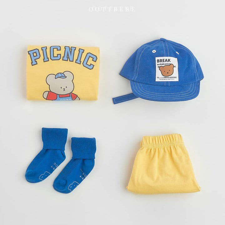 Oott Bebe - Korean Children Fashion - #magicofchildhood - 24 Picnic Top Bottom Set - 11