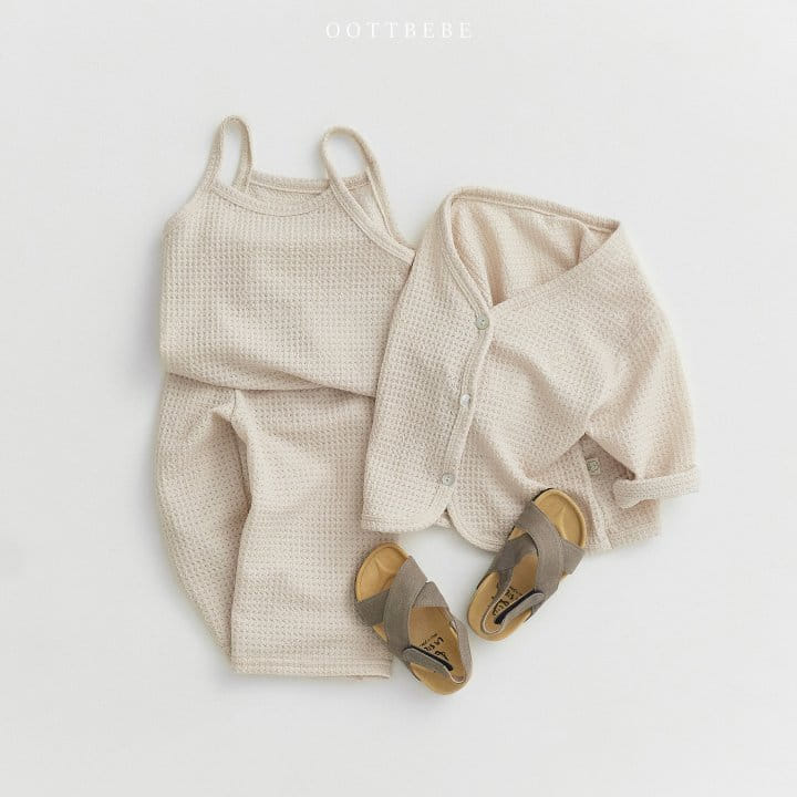 Oott Bebe - Korean Children Fashion - #minifashionista - Yoru Jacquard 3 Type Set - 3