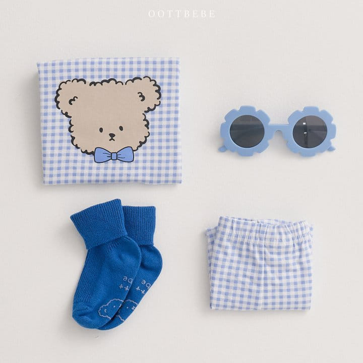 Oott Bebe - Korean Children Fashion - #minifashionista - Oott Check Easy Wear - 4
