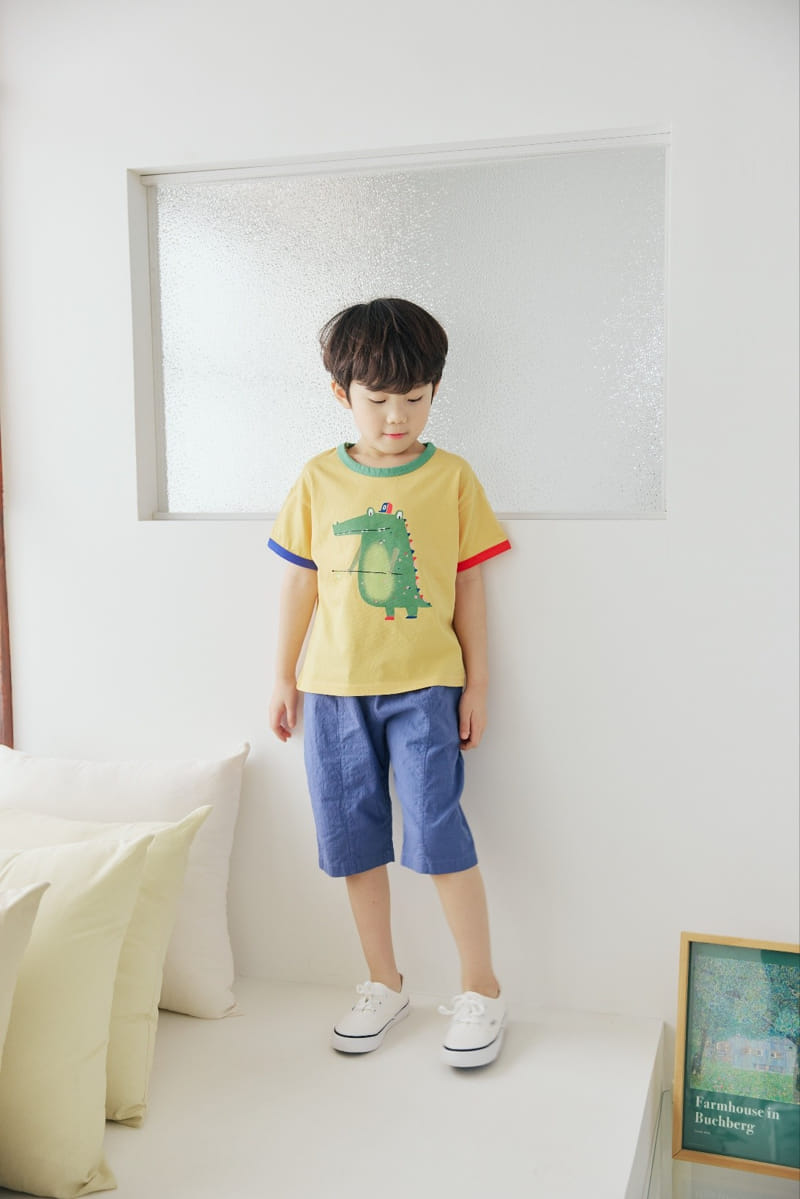 Orange Mom - Korean Children Fashion - #Kfashion4kids - Span Baggy Cropped Shorts - 2