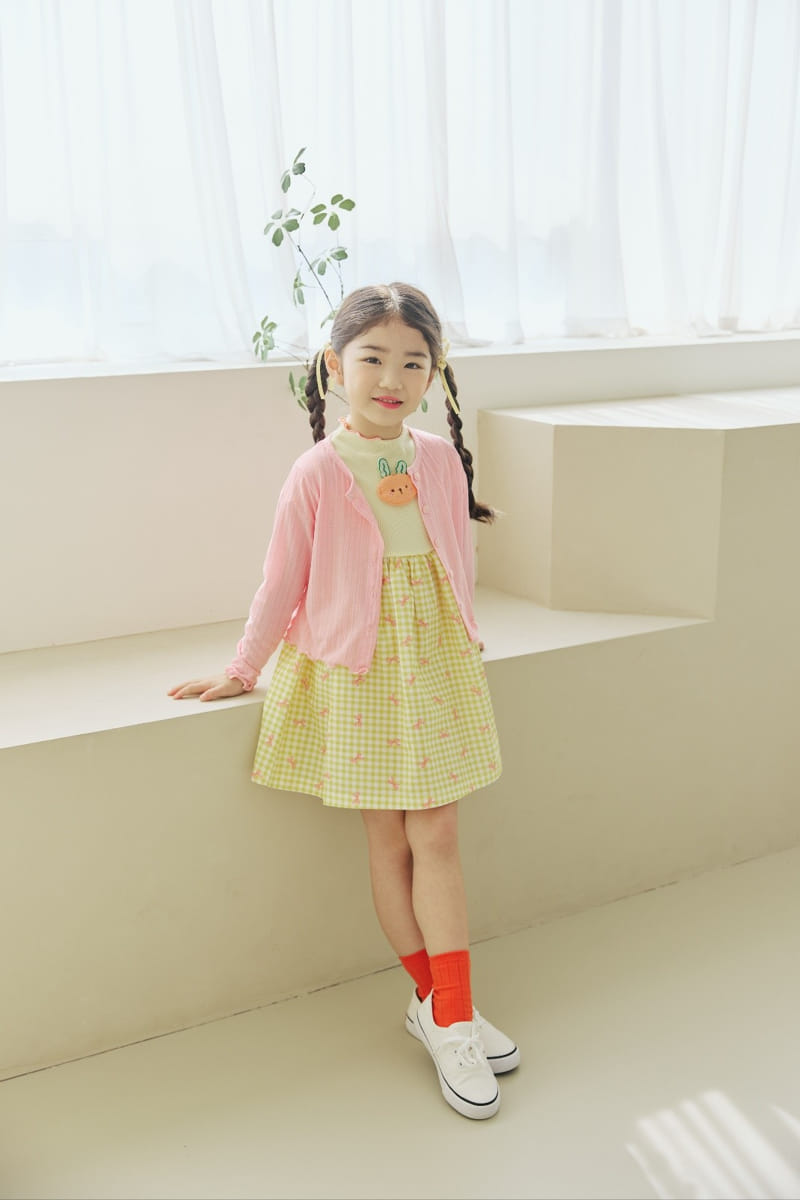 Orange Mom - Korean Children Fashion - #childofig - Crop Cardigan - 10