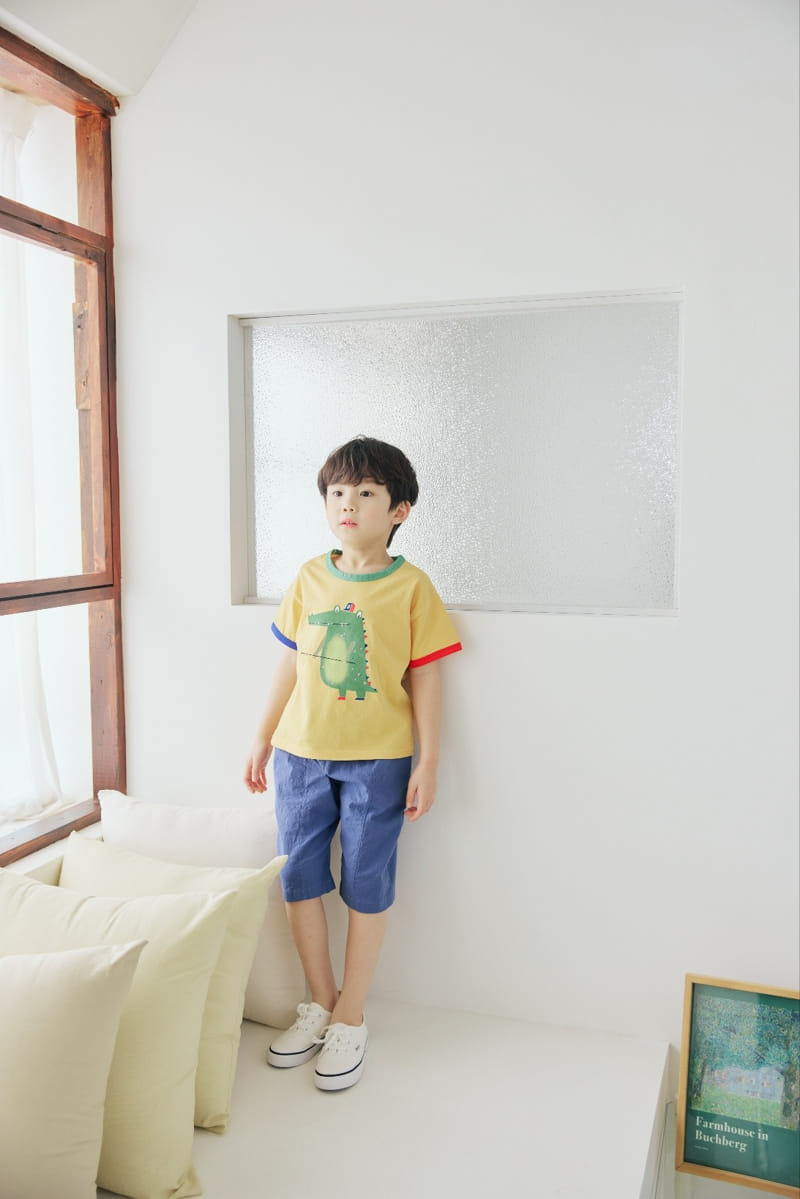 Orange Mom - Korean Children Fashion - #littlefashionista - Span Baggy Cropped Shorts - 3