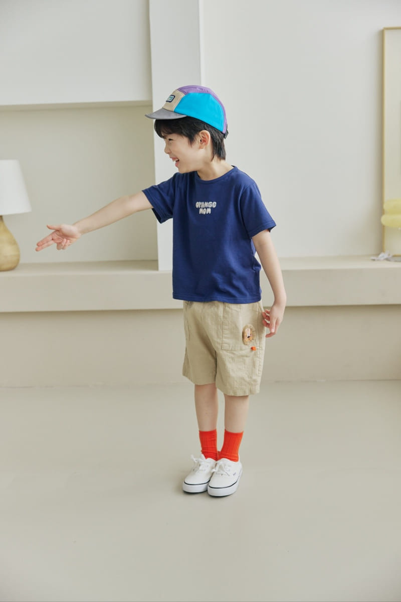 Orange Mom - Korean Children Fashion - #magicofchildhood - Orange Mom Single Tee - 5