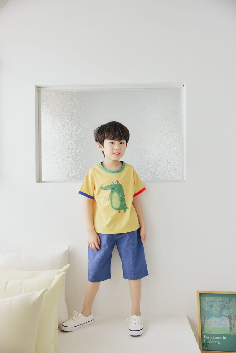 Orange Mom - Korean Children Fashion - #littlefashionista - Span Baggy Cropped Shorts - 4