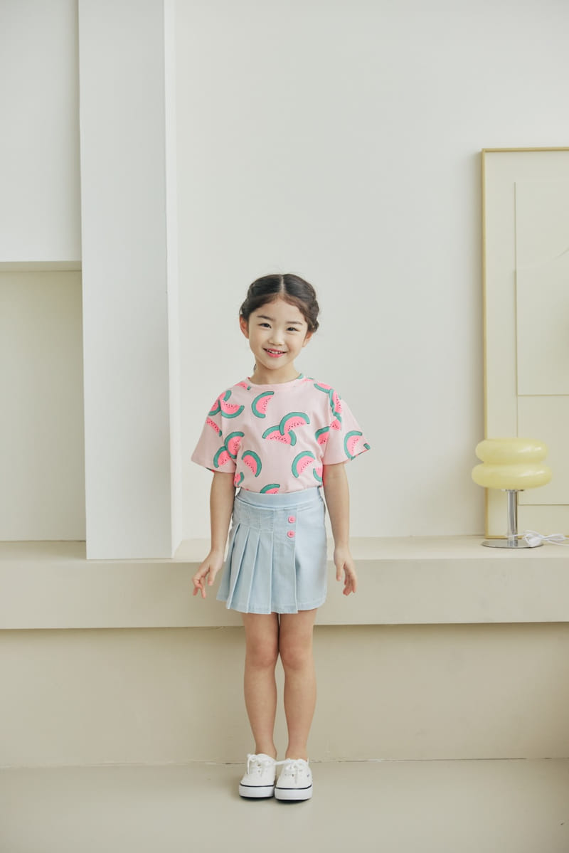 Orange Mom - Korean Children Fashion - #prettylittlegirls - Watermelon Tee - 8