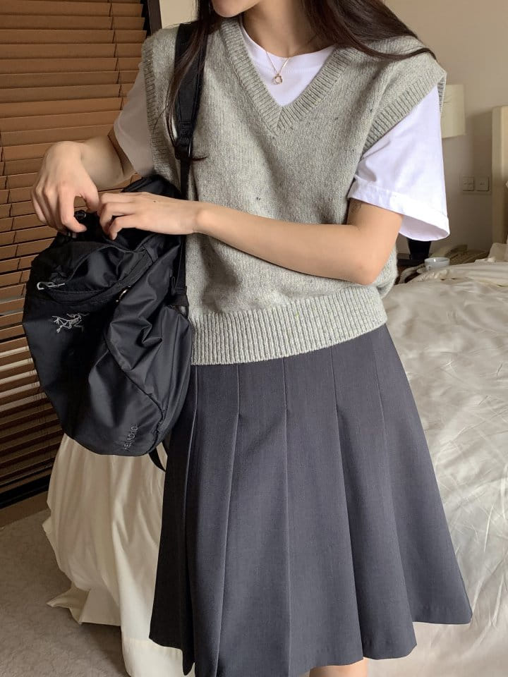 Osense - Korean Women Fashion - #momslook - There's Boca Vest