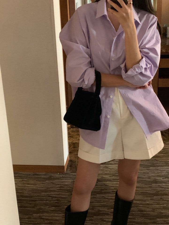Osense - Korean Women Fashion - #pursuepretty - Pastel Basic Shirt - 6