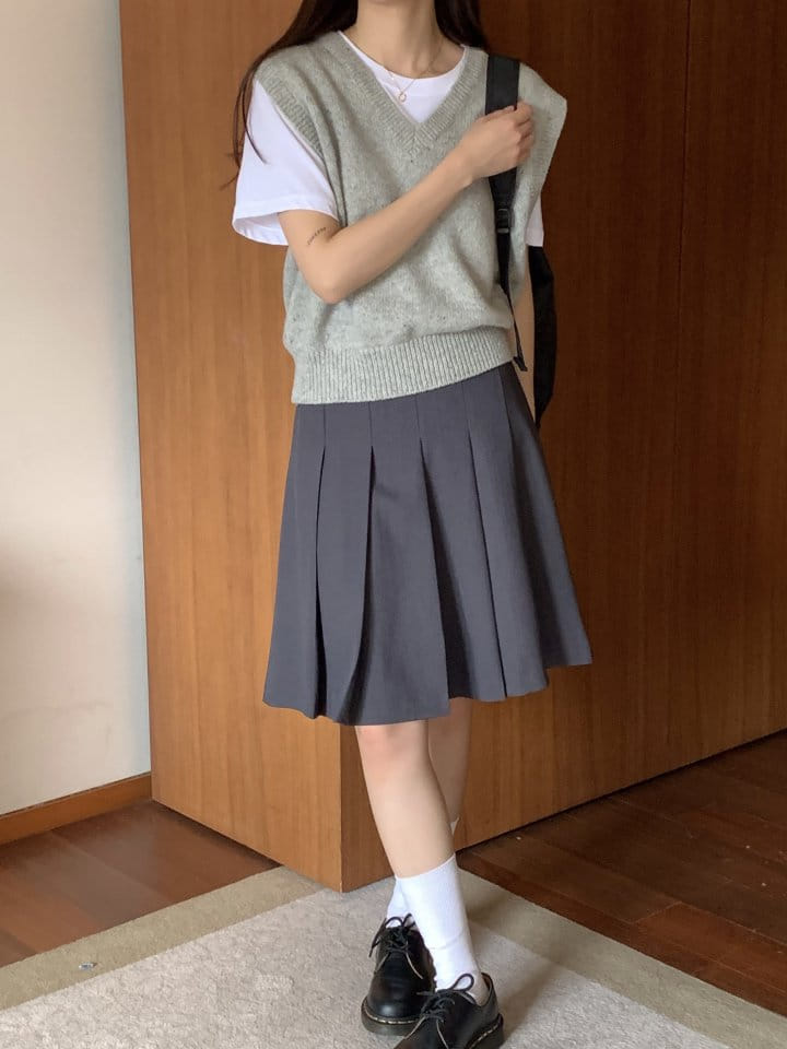 Osense - Korean Women Fashion - #pursuepretty - Two Way Wrinkle Skirt - 5
