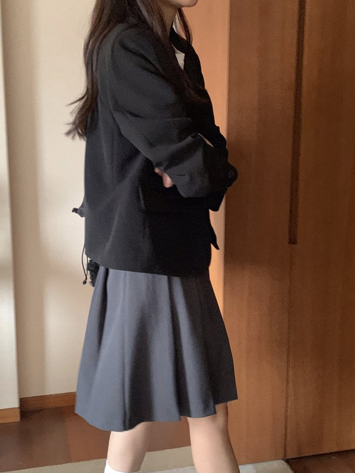 Osense - Korean Women Fashion - #romanticstyle - Classic Crop Jacket - 9