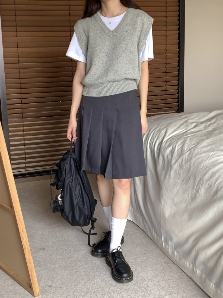 Osense - Korean Women Fashion - #shopsmall - Two Way Wrinkle Skirt - 8