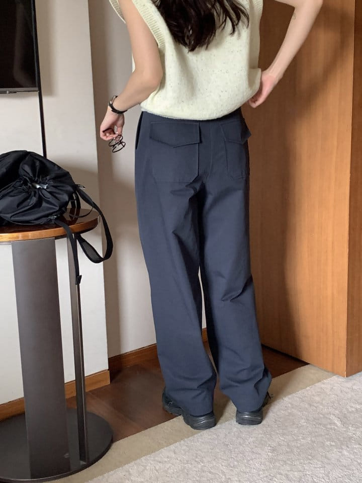 Osense - Korean Women Fashion - #womensfashion - Feeling Pocket Pants - 5