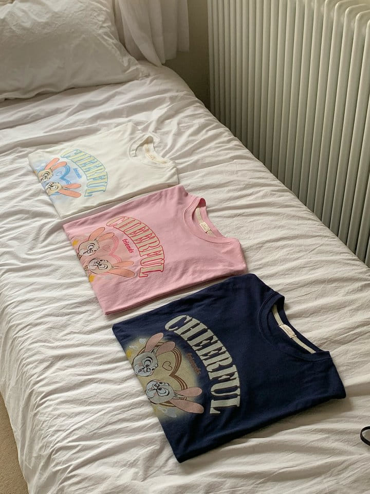 Our moment  - Korean Women Fashion - #momslook - Cheer Tee - 3