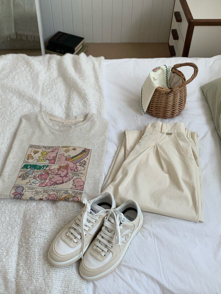 Our moment  - Korean Women Fashion - #pursuepretty - Cartoon Tee - 2