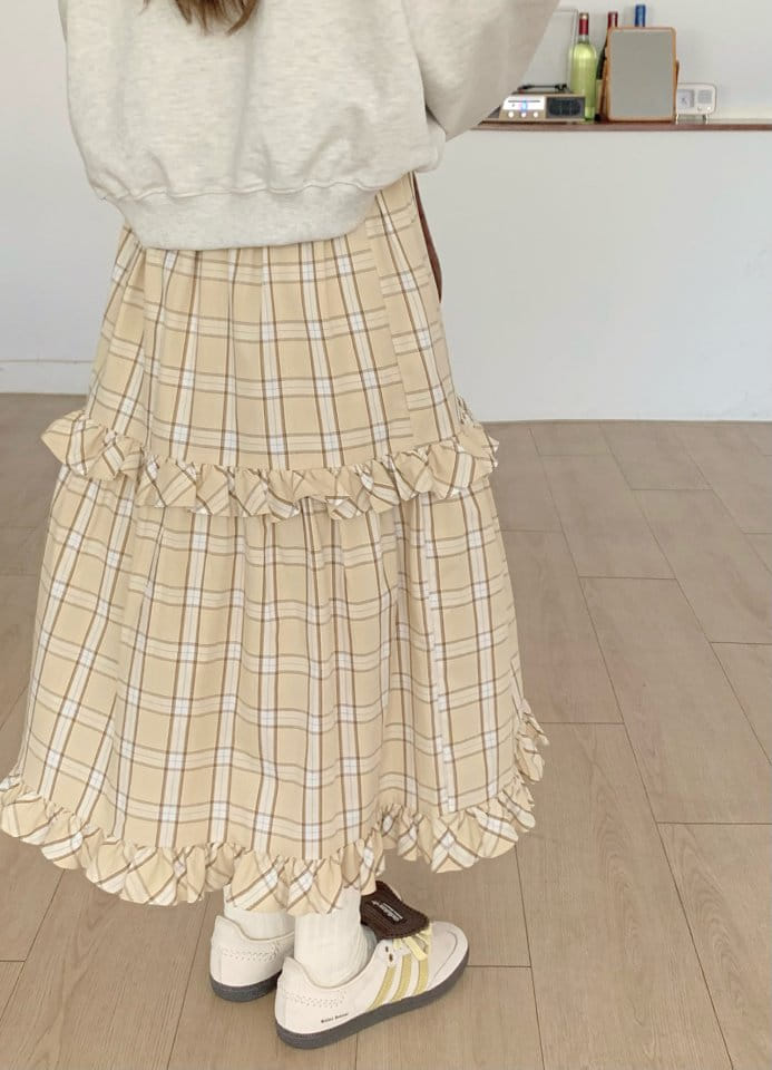 Our moment - Korean Women Fashion - #restrostyle - Catch Check Skirt - 10