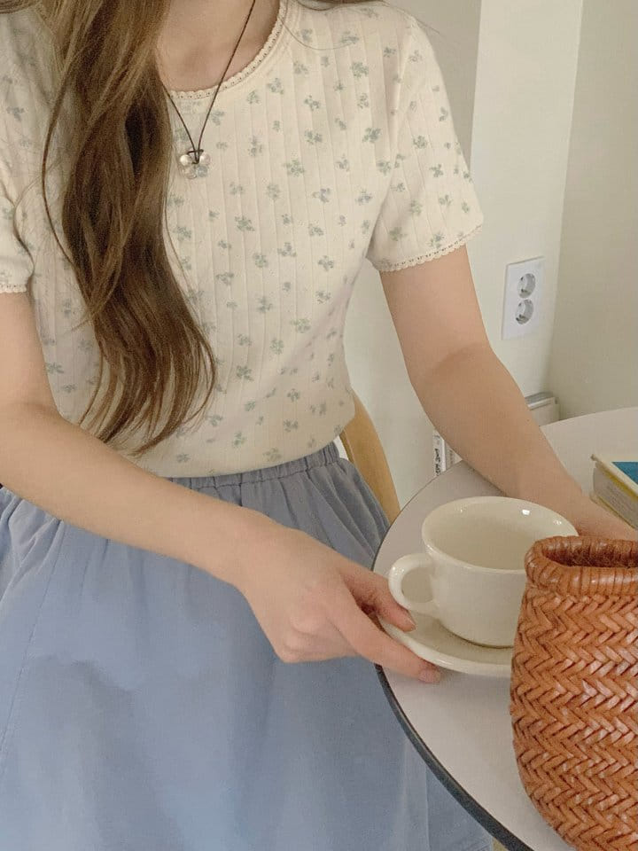 Our moment  - Korean Women Fashion - #restrostyle - Simon Lace Tee - 8