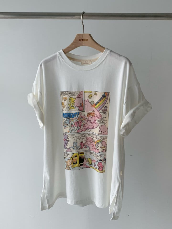 Our moment  - Korean Women Fashion - #thatsdarling - Cartoon Tee - 6