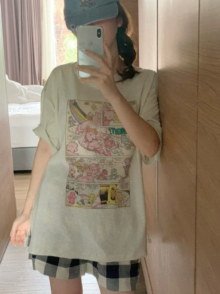 Our moment  - Korean Women Fashion - #thelittlethings - Cartoon Tee - 7