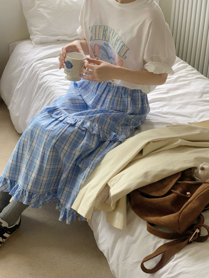 Our moment - Korean Women Fashion - #vintageinspired - Catch Check Skirt - 7