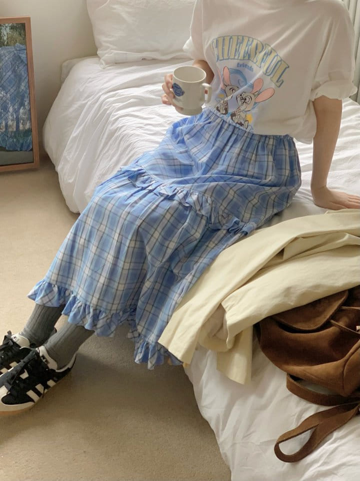Our moment - Korean Women Fashion - #womensfashion - Catch Check Skirt - 6