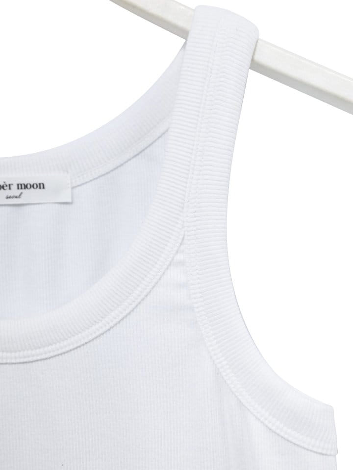 Paper Moon - Korean Women Fashion - #momslook - Sleeveless Rib Jersey Tank Top - 7