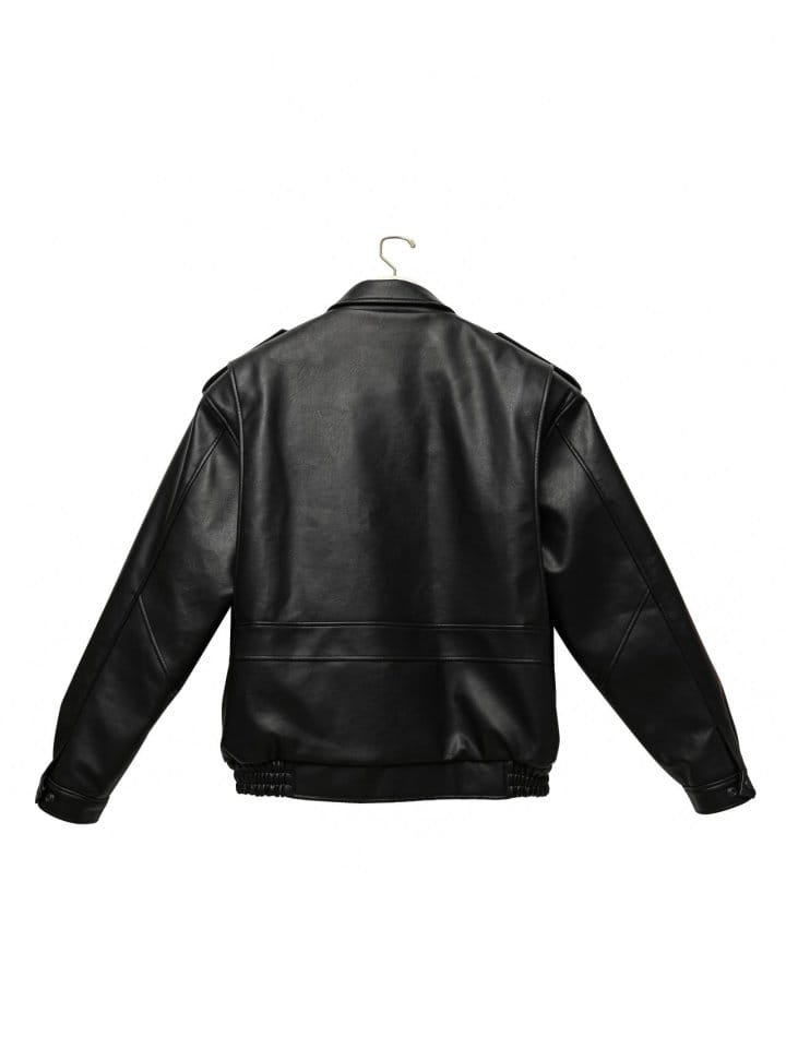 Paper Moon - Korean Women Fashion - #momslook - Washed Vegan L A1RMAN Flight Jacket  - 8