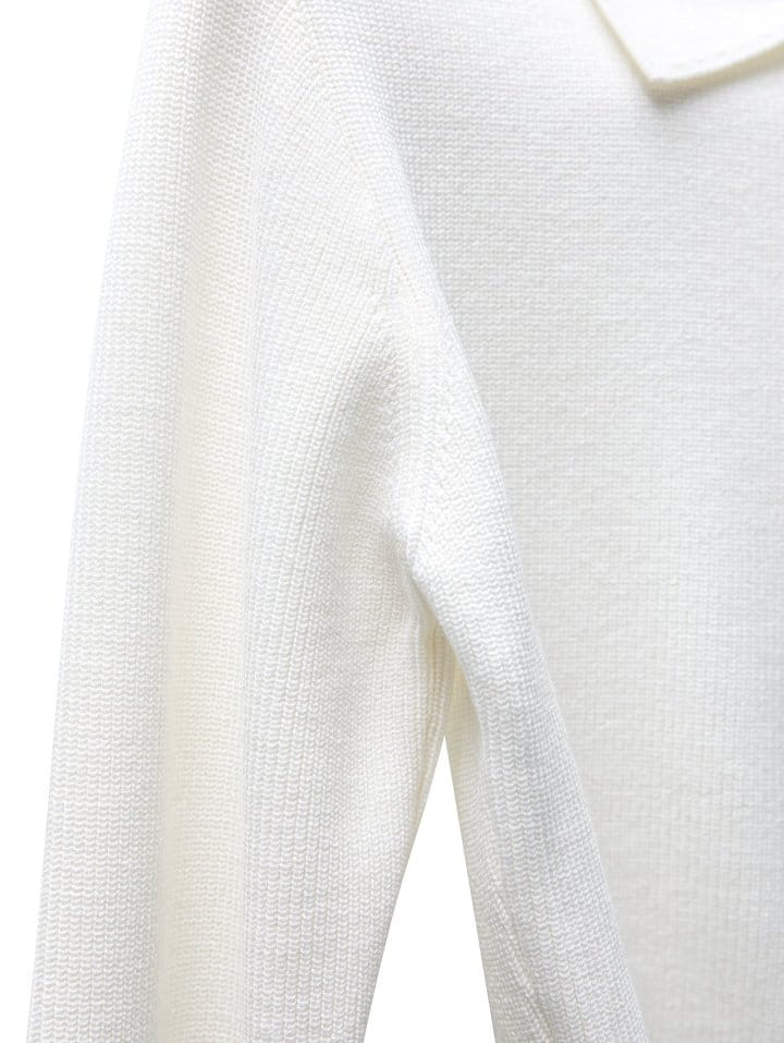 Paper Moon - Korean Women Fashion - #momslook - Two Way Zipped Detail Cropped Cardigan - 10