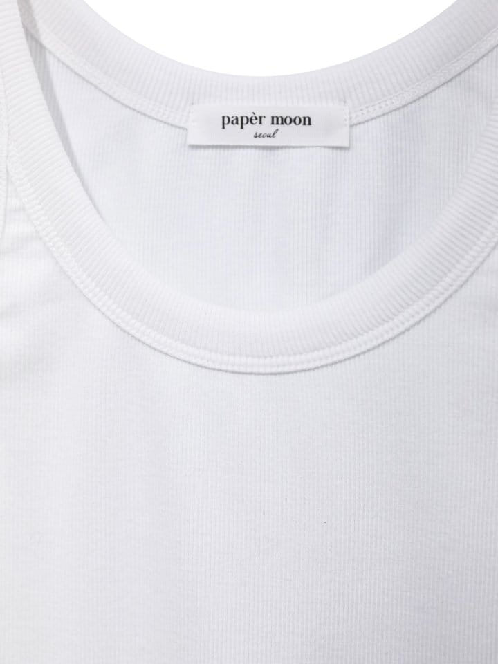Paper Moon - Korean Women Fashion - #momslook - Sleeveless Rib Jersey Tank Top  - 8