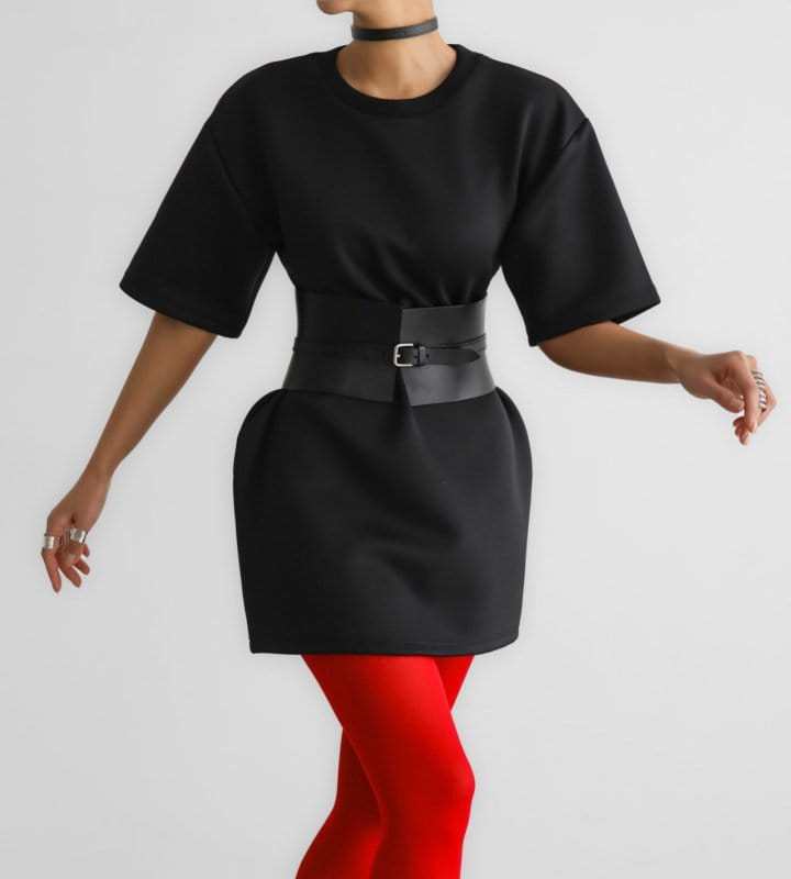 Paper Moon - Korean Women Fashion - #momslook - Wide L Belt  - 2