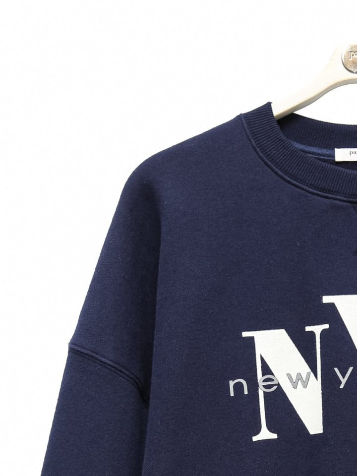 Paper Moon - Korean Women Fashion - #momslook - NYC Vintage Print Sweatshirt - 8