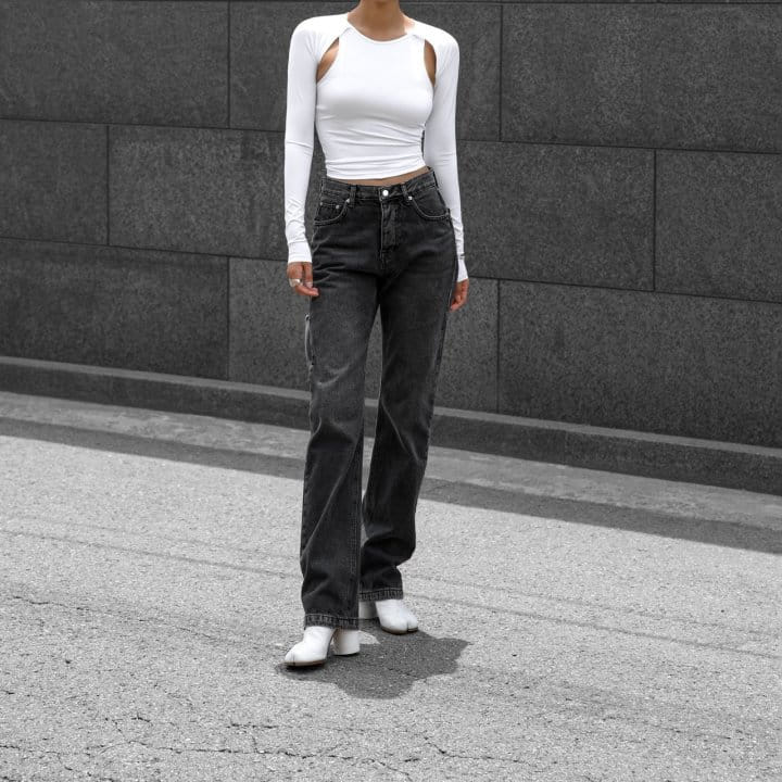 Paper Moon - Korean Women Fashion - #momslook - Bolero Detail Sleeveless Top - 3