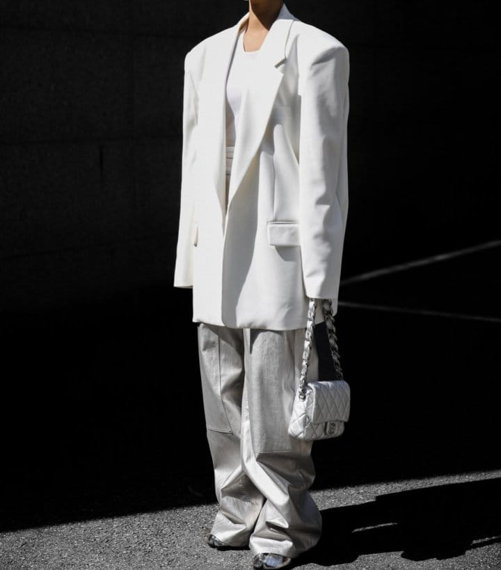 Paper Moon - Korean Women Fashion - #momslook - Vivid Vegan L Carpenter Trousers - 6