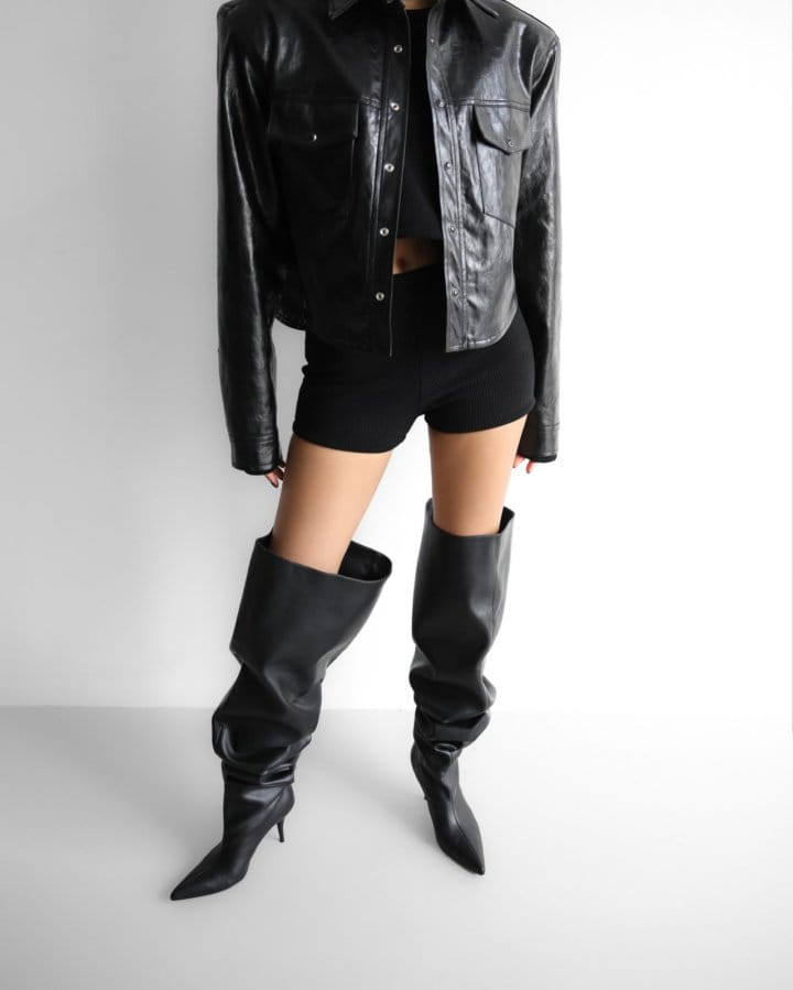 Paper Moon - Korean Women Fashion - #momslook - Ribbed Corduroy Micro Shorts - 2