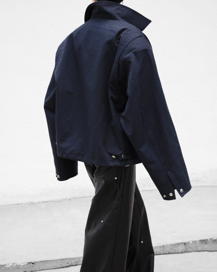 Paper Moon - Korean Women Fashion - #momslook - L Collar Bi Color C Blouson - 10