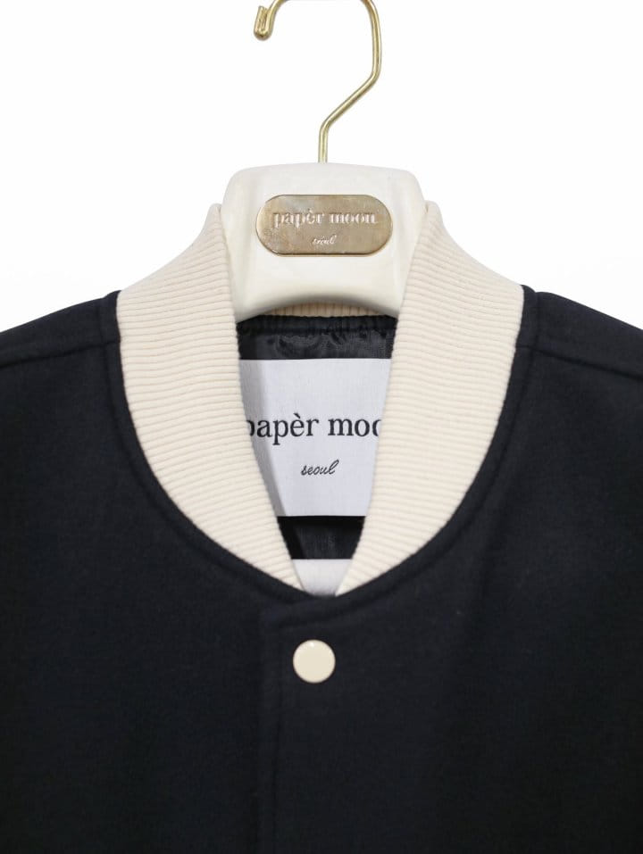 Paper Moon - Korean Women Fashion - #momslook - Classic L Sleeve Stadium Jacket - 11