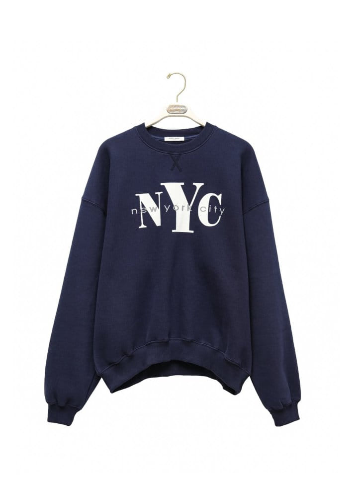 Paper Moon - Korean Women Fashion - #shopsmall - NYC Vintage Print Sweatshirt - 5