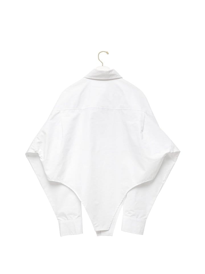Paper Moon - Korean Women Fashion - #thatsdarling - Bodysuit Detail Button Down Shirt - 6