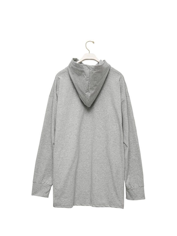 Paper Moon - Korean Women Fashion - #thatsdarling - Summer Long Sleeved Oversized Hoodie - 8