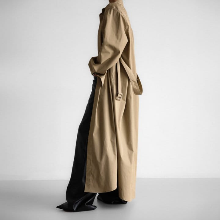 Paper Moon - Korean Women Fashion - #thelittlethings - Trench Belted Detail Button Down Maxi Shirt Dress - 3
