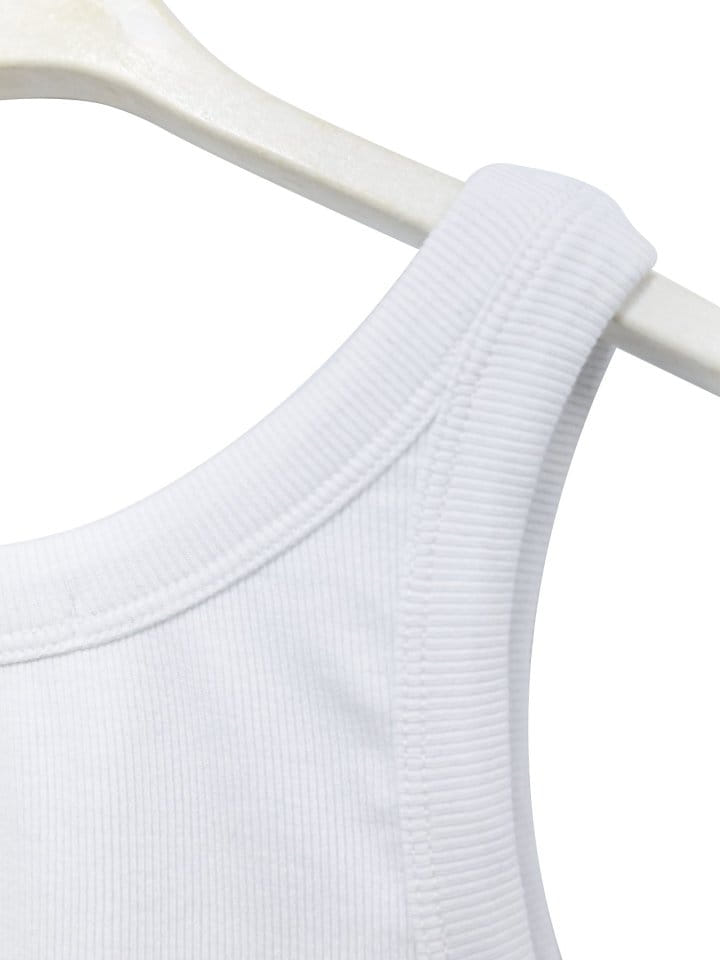 Paper Moon - Korean Women Fashion - #womensfashion - Sleeveless Rib Jersey Tank Top - 10