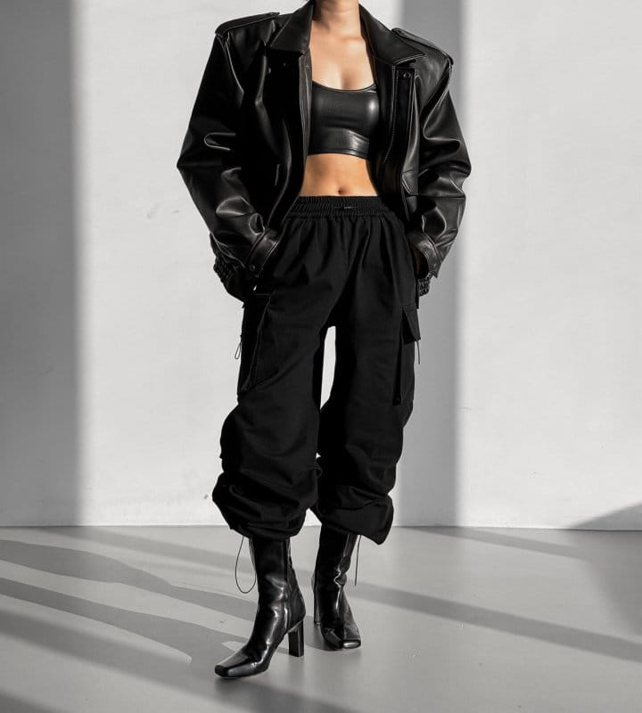 Paper Moon - Korean Women Fashion - #womensfashion - Washed Vegan L A1RMAN Flight Jacket  - 5