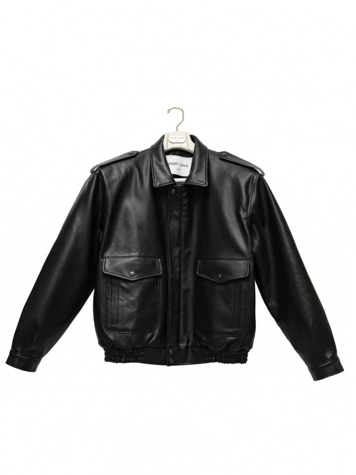 Paper Moon - Korean Women Fashion - #womensfashion - Washed Vegan L A1RMAN Flight Jacket  - 7