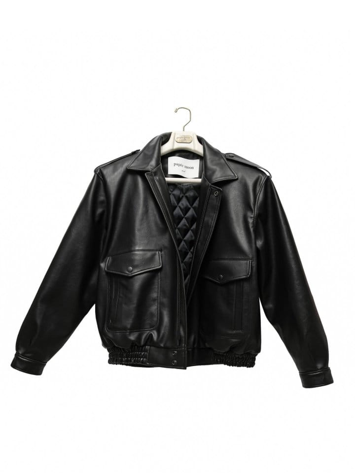 Paper Moon - Korean Women Fashion - #womensfashion - Washed Vegan L A1RMAN Flight Jacket  - 9