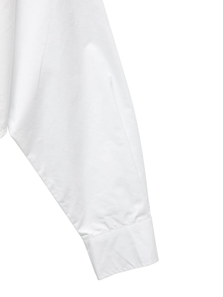 Paper Moon - Korean Women Fashion - #womensfashion - Bodysuit Detail Button Down Shirt - 11