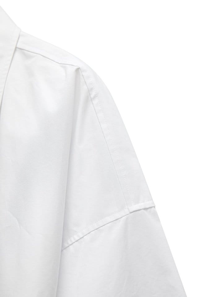 Paper Moon - Korean Women Fashion - #womensfashion - Bodysuit Detail Button Down Shirt - 9