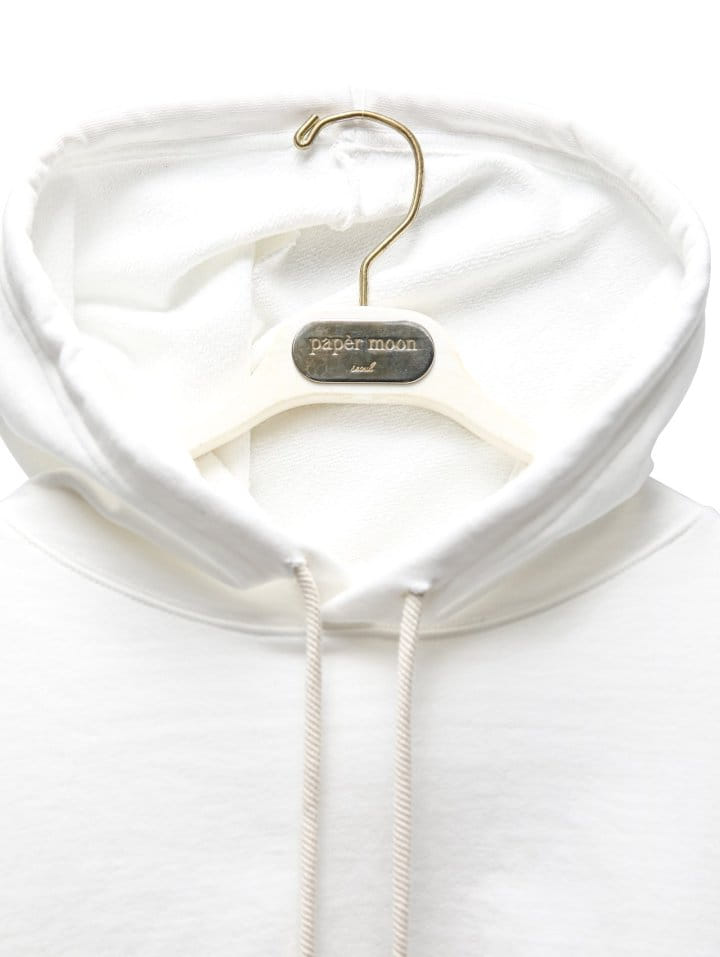 Paper Moon - Korean Women Fashion - #womensfashion - Round Hem Detail Cropped Hoodie  - 7