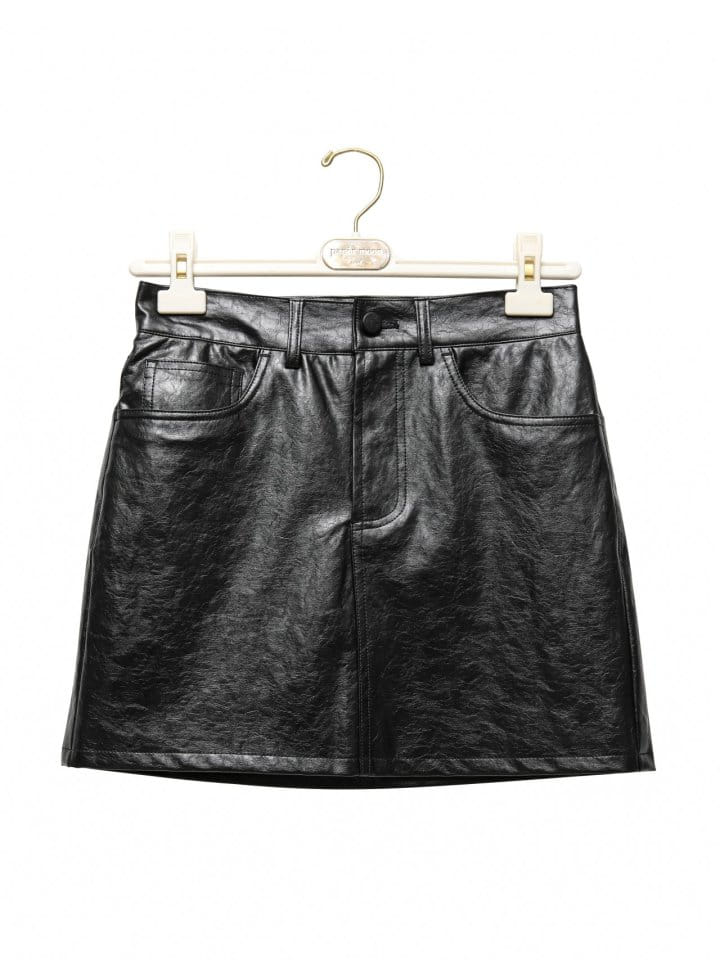 Paper Moon - Korean Women Fashion - #womensfashion - Denim Button Detail Vegan L Mini Skirt - 11